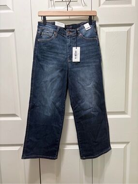 Judy Blue blue crop wide leg jeans Size 29/ 9